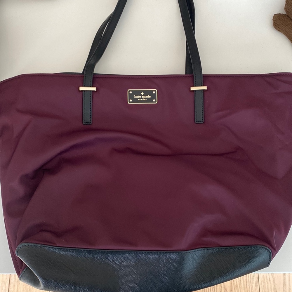 Large kate spade zipper tote